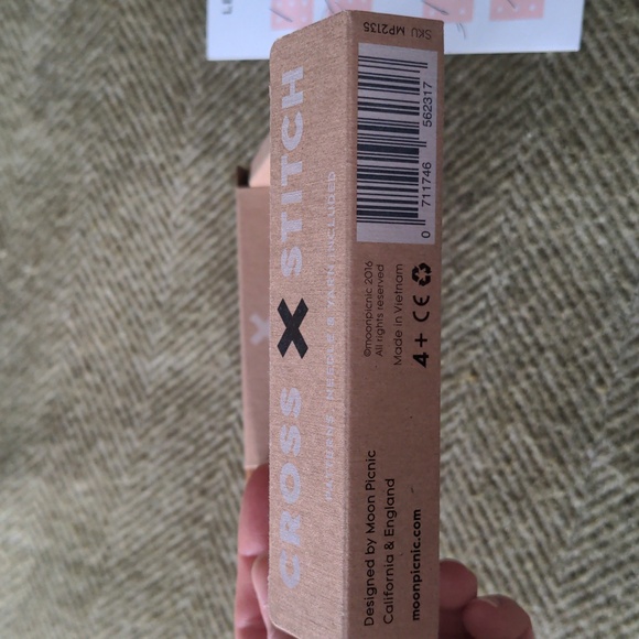 Beginner Easter Cross-stitch Kit Rabbit By Moon Picnic, Beachwood Bunny Age 4+ - Picture 5 of 13